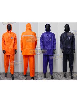 ชุดกันฝน ตราช้าง (Danko) 999 (เสื้อ+กาเกง) (Raincoat) (มีแถบสะท้อนแสงด้านหลัง) (เสื้อกันฝน) (เสื้อกันฝนรถจักรยานยนต์) (กันฝน) (หน้าฝน) (เดินป่า) (ขี่มอเตอร์ไซค์)