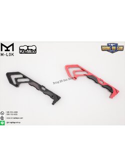 กริ๊ปมือหน้า Tyrant งาน CNC (ใช้ได้กับชุดหน้าระบบราง M-Lok และ Keymod)