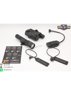 ไฟฉาย+เลเซอร์สีแดง PEQ-15/LA-5C UHP Combat Kit (กล่องแบตไฟฉาย+เลเซอร์สีแดง และ ไฟฉาย M3X)