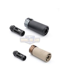 เก็บเสียง+ปลอกลดแสง ยี่ห้อ Surefire รุ่น Warden 3.5” (Warden Suppressor 3.5” & Warcomp)