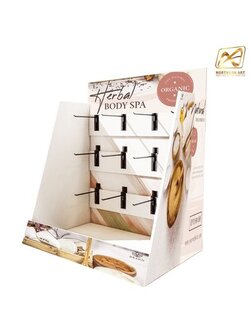 ชั้นวางสินค้าตั้งโต๊ะ TB03 ขนาด30x20x35 ซม. วัสดุพลาสวูดหนา 5 มม. พร้อมงานพิมพ์ (ไม่รวมขอแขวน ) (สั่งขั้นต่ำ 5 ชิ้น)