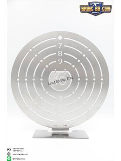 เป้าเพลตเหล็กสำหรับฝึกซ้อมยิงปืนบีบีกัน รุ่น B02 (เป้าซ้อมยิงทรงกลม)