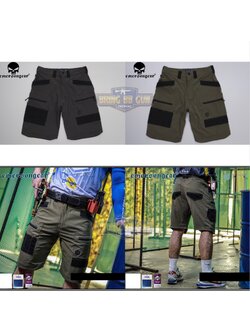 กางเกงขาสั้น ทรงยุทธวิธี ยี่ห้อ Emerson รุ่น Mastiff (กางเกง IPSC , IDPA)(กางเกง Tactical) (กางเกงแคมป์ปิ้ง) (กางเกงเดินป่า) (Emerson Mastiff Training Shorts)