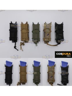 เพ้าแม็กกาซีน ทรง Tiger รุ่น 9mm. (ซองแม็กกาซีนเดี่ยวทรง TACO) (Tiger Type 9mm.) (Tiger Type 9mm. Magazine Pouch) (Magazine Pouch)