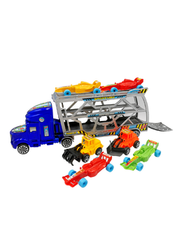 รถบรรทุกฝาครอบ3ชั้นคละแบบ ของเล่นเด็ก ของเล่นเสริมพัฒนาการ รถ รถบรรทุก T001-JM001048B0 - 6267993423498