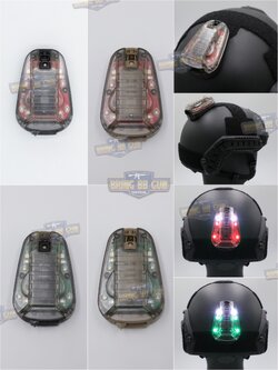 ไฟสำหรับติดหลังหมวก Hel-Star 6 Gen3 (ไฟติดหลังหมวกฟาส) (Hel-Star 6 Gen3 Helmet Light)