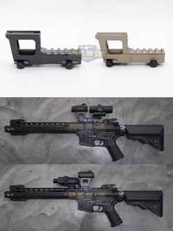 ขายกดอทสูง Aimpoint Micro NVG (Aimpoint Micro NVG High Rise Mount w/ 1913) (Micro NVG High Rise Mount) สำหรับเรดดอท : Aimpoint T1/T2 , Maverick