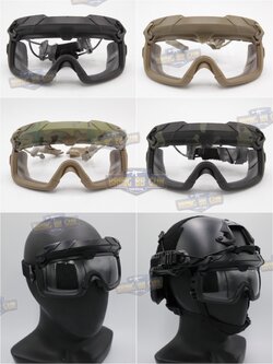 เเว่น Goggle รุ่น Tactical Riot (แว่นกันลม) (Riot)