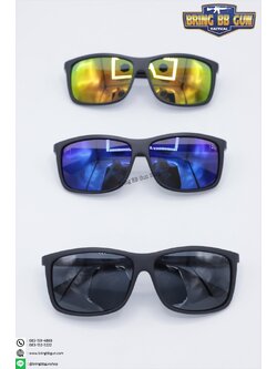 แว่นกันแดด เลนส์ Polarized (เลนส์โพลาไรซ์) รุ่น ทรงกรอบสี่เหลี่ยม