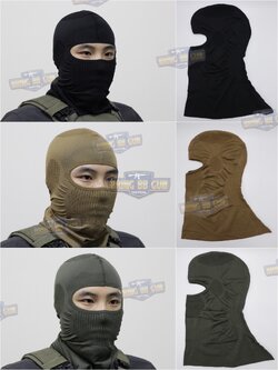 โม่ง ทรง NB Tactical (ไอ้โม่ง) (โม่งเปิดแค่ตา) (Balaclava V.2)