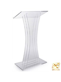 เช่าโพเดียมอะคริลิคใส ขนาด (W)60 x (L)40 x (H)117 cm. พร้อมบริการรับ-ส่ง กทมฯและปริมณฑล