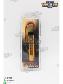 แบตลิโพ ยี่ห้อ Firefox 15C 1100mAh 7.4V. หัวเดิม