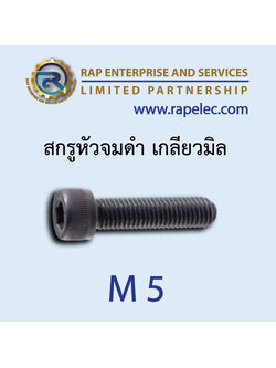 สกรูหัวจมดำ เกลียวมิล (Hexagon Socket Head Cap Screws) M5
