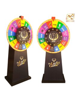 เกมส์วงล้อ รุ่นไฟกระพริบ ขนาดวงล้อ 80 ซม.สูง 168 ซม.