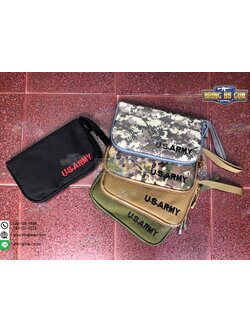 กระเป๋าผ้าใส่ปืนสั้น ปักลาย U.S. Army