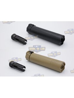 เก็บเสียง+ปลอกลดแสง ยี่ห้อ Surefire รุ่น Socom556 (6") (SOCOM556-RC2 & 4-Prong Flash Hider) (Fast-Attach Sound Suppressor)