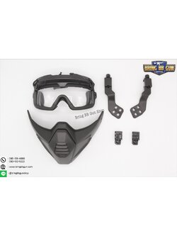 Multidmentional Split Type Mask Set (ชุดหน้ากากติดหมวกฟาส)