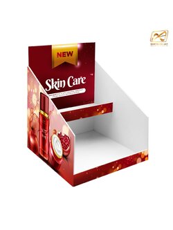 ชั้นวางสินค้าตั้งโต๊ะ TB10 พร้อมชั้นวาง1 ชั้น ขนาด(W)41 x (D)40 x (H)50 ซม. วัสดุพลาสวูดหนา 5 มม พร้อมงานพิมพ์