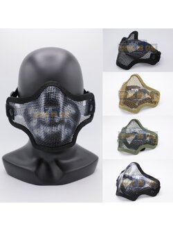 หน้ากากตะแกรงเหล็กครึ่งหน้า