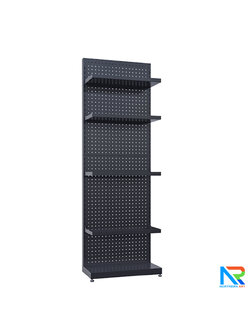 ชั้นวางสินค้าเหล็ก ขนาด50x25x150 cm. พร้อมชั้นวาง 4 ชั้น ปรับระดับและถอดประกอบได้