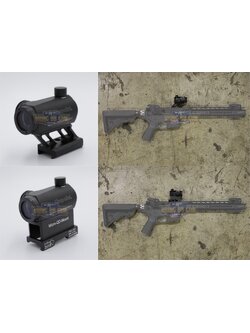 ดอท ยี่ห้อ Aimpoint รุ่น Micro T1 (Full Marking)