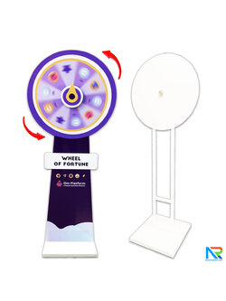 เช่าเกมส์วงล้อตั้งพื้น รุ่นเหล็ก ขนาดวงล้อ 80 ซม. ถอดประกอบได้