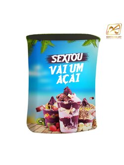 เคาน์เตอร์ผ้าสำเร็จรูป รุ่น R06 ทรงสี่เหลี่ยมผืนผ้า โครงอะลูมิเนียมอย่างดี จัดเก็บง่าย