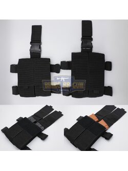 ซองแม็กกาซีนปืนยาวคู่รัดต้นขา (ซองแม็กรัดขาสาย PP M16)