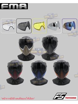 หน้ากาก F5 ยี่ห้อ FMA (FMA F5 STORM GOGGLE MASK) (F5 Professional) (Storm Goggle Mask)