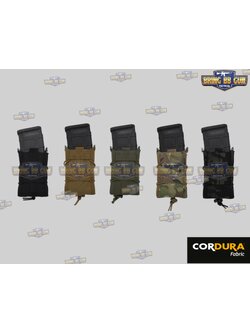 เพ้าแม็กกาซีน ทรง Tiger รุ่น 5.56 (ซองแม็กกาซีนเดี่ยวทรง TACO) (Tiger Type 5.56) (Tiger Type 5.56 Magazine Pouch) (Magazine Pouch)