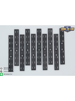 Rail Cover Keymod ยี่ห้อ Battle Axe ขนาด : กว้าง 1.5cm. ยาว 14cm. ใน1ชุดมี5ชิ้น