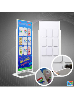 เช่าเกมส์เปิดป้ายจับคู่ 9 ช่อง Matching game ขนาด (W)76 x (D)40 x (H)175 cm.