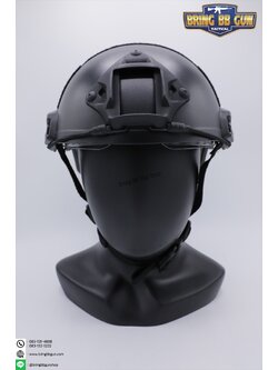 หมวกฟาสทรงเต็มใบ (Fast Helmet MH type) ยี่ห้อ Emerson รุ่น เลนส์กระจกทรงMH