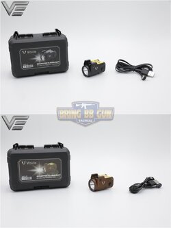 ไฟฉายติดปืน (Sub-Compact) ยี่ห้อ Vector Optics รุ่น Vaide Scrapper (Vaide Scrapper Sub-Compact Pistol Flashlight)