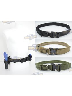 เข็มขัดยุทธวิธี รุ่น หัวคอปร่า ทรงIPSC 2ชั้น Cobra IPSC (B013)