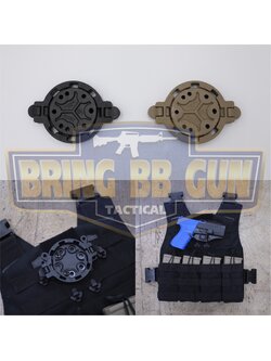 Adapter ปลดไว ทรงBlackhawk (อุปกรณ์ติดเสื้อเวส Blackhawk Quick Disconnect System) (QUICK DISCONNECT SYSTEM) (Q.D.S)