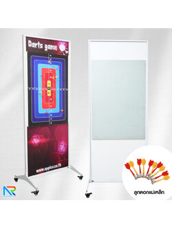 เกมส์ปาเป้าแม่เหล็ก ขนาด (W)71 x (D)51 x (H)183 cm. พร้อมลูกดอกแม่เหล็ก 10 อัน