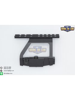 รางเสริมติดดอท AK47 รุ่น ยึดด้านข้างบอดี้ แบบปลดไว