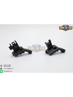 ศูนย์หน้า-หลังเฉียงพับได้แบบโลหะ รุ่น ศูนย์เล็งเรืองแสง