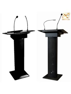 โพเดียมพร้อมไมค์ MI-01 ขนาด (W)58 X (L)38 X (H)110 cm. พร้อมไมค์ก้าน1ชุดพร้อมโคมไฟส่องสว่าง มีลำโพงในตัว