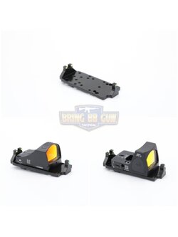 เพลทติดดอท Universal + ศูนย์เปิดเรืองแสง รุ่น Glock (Glock Universal mount)