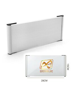 ป้ายหน้าห้อง ป้ายแผนก ป้ายอะลูมิเนียม รุ่นตรง ขนาด15x30 ซม. 1 ด้าน น้ำหนักเบา ติดตั้งง่าย ไม่ต้องเจาะผนัง