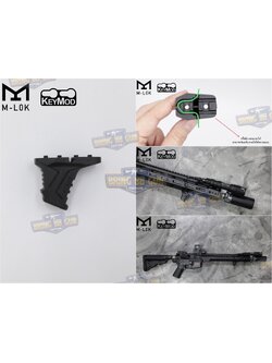 กริ๊ปมือหน้า Strike Industries MINI HandStop (HandStop With Cable Management HandGrip) (กริ๊ป Strike Industries Mini Hand Stop with Cable Management System (จัดสายไฟในตัว)) (STRIKE LINK MINI) (ใช้ได้กับชุดหน้าระบบราง M-Lok และ ระบบราง Keymod เท่านั้น)
