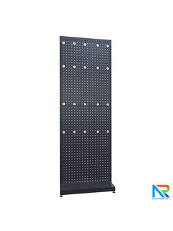 ชั้นวางสินค้าเหล็ก สีดำ ขนาด(W)50 x (D)25 x (H)150 cm. ถอดประกอบได้ สามารถใส่ขอแขวนตามความต้องการ ( ราคาไม่รวมขอแขวน )