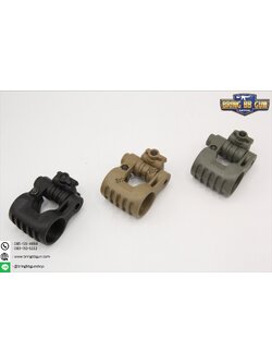 ขาจับไฟฉายติดราง ยี่ห้อ FAB วัสดุ : Nylon