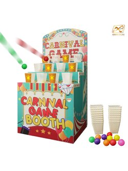 เช่าตู้เกมส์โยนบอลลงตะกร้า ขนาด (W) 80 x (L)76 x (H)163 cm. พร้อมลูกบอล 10 ลูก (คละสี)