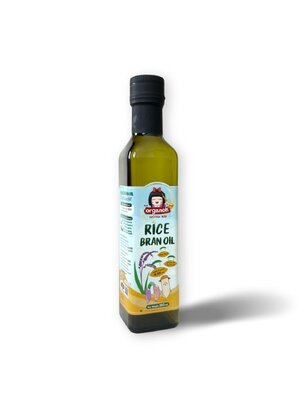 น้ำมันรำข้าว ออร์กาเนะ พลัส ผลิตจากรำข้าวและจมูกข้าวธรรมชาติ 250 ml.