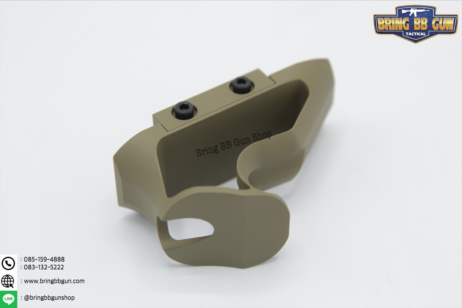 กริ๊ปมือหน้า Fortis (Front Grip Fortis) รุ่น สั้น ระบบราง Picatinny (ราง22มิล)