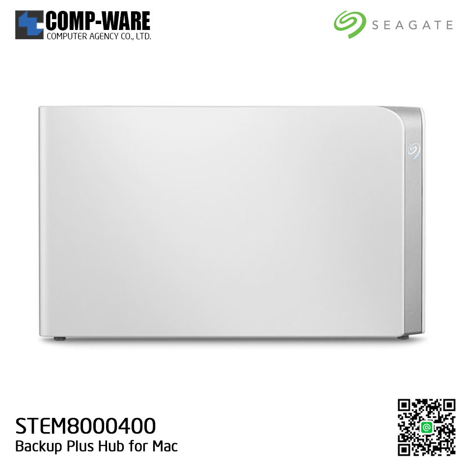 Seagate Backup Plus Hub for Mac 8TB External Desktop Hard Drive (STEM8000400)