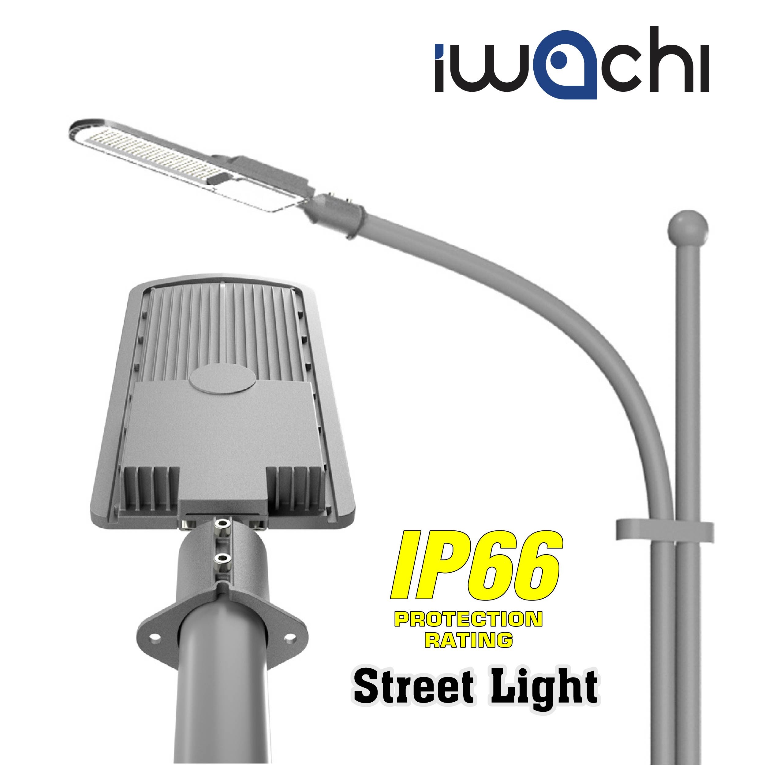 โคมไฟถนน 100w LED รุ่นปรับคอได้ 90องศา ขึ้นลง